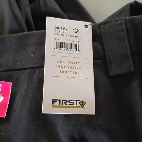 First Tactical V2 Pro Duty 6 Pocket Pants Men's  - 54 waist approx Black/Navy - Picture 1 of 9